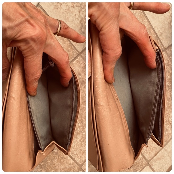 Authentic Chanel camellia, black leather wallet - Picture 6 of 13